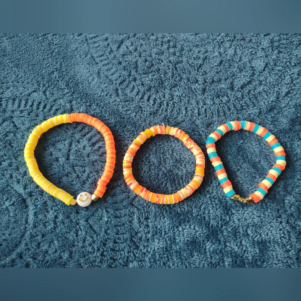Colorful Beaded Bracelets Set
